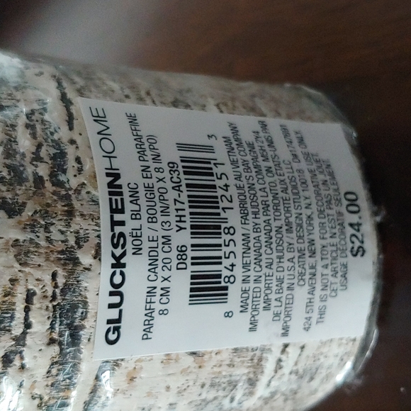 NWT Faux White Birch Candle - Picture 2 of 3